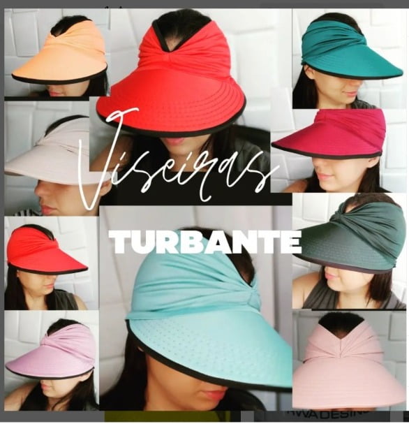 Viseira Turbante cor unica